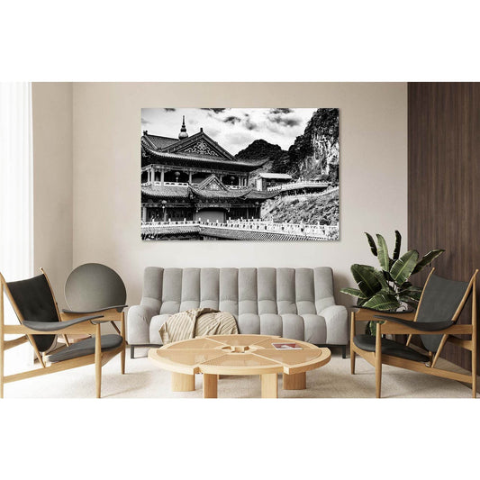 Temple noir and blanc №D2844 Ready to Hang Canvas PrintCanvas art arrives ready to hang, with hanging accessories included and no additional framing required. Every canvas print is hand-crafted, made on-demand at our workshop and expertly stretched around