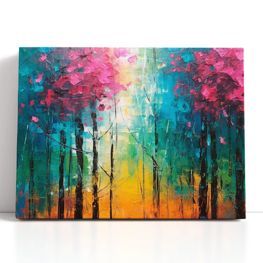 Edge of Spring Forest - Canvas Print - Artoholica Ready to Hang Canvas Print